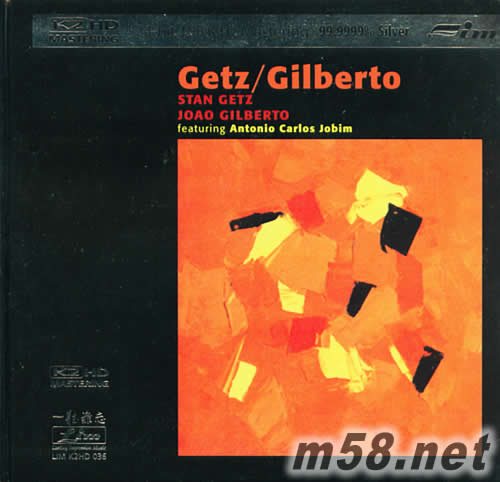 GETZ GILBERTO K2HD銀碟專輯正面圖片