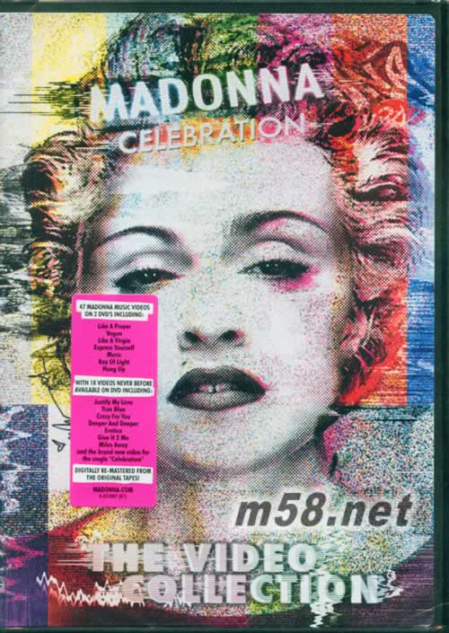 CELEBRATION(The Video Collection)娜經(jīng)典-影音檔案雙DVD世紀(jì)精選 美版專輯正面圖片