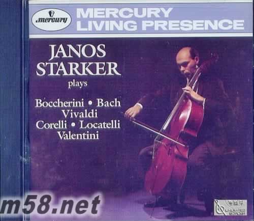 巴赫 維瓦爾蒂 科萊里等大提琴作品 斯特加大提琴專輯正面圖片