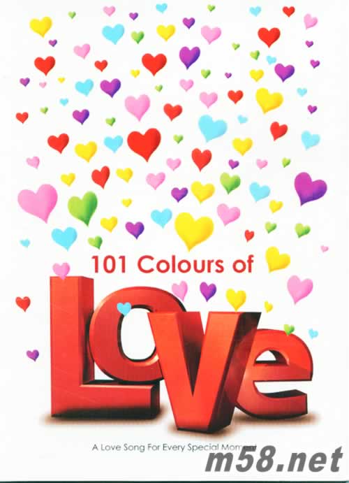 101 COLOURS OF LOVE 6 CD專輯正面圖片