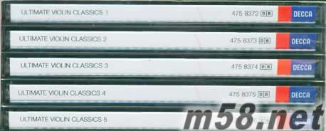 古典小提琴Ultimate Violin Classics(5CD套裝)專輯側面圖片