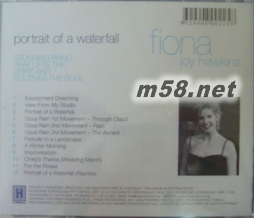 Portrait Of A Waterfall 畫中瀑布專輯背面圖片