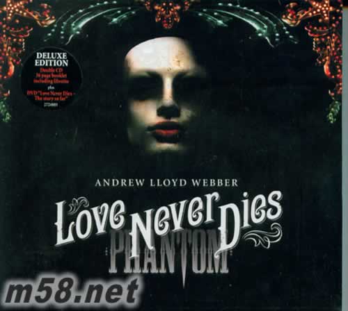 Love Never Dies(Deluxe Edition)歌劇魅影完結篇‧愛無止盡(全劇2CD+DVD典藏盤)專輯正面圖片
