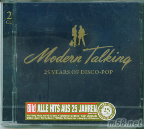 迪斯可年代-冠軍單曲精選25 Years Of Disco-Pop 歐州版專輯正面圖片