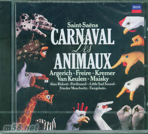 圣桑 動物狂歡節Carnaval Des Animaux Saint-Saens Chamber Works專輯正面圖片