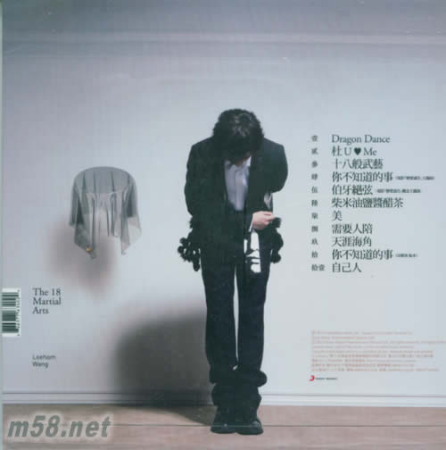 2010年最新專輯-十八般武藝+簽名鑰匙+Home特殊造型 首批臺灣唱片行預購版專輯背面圖片