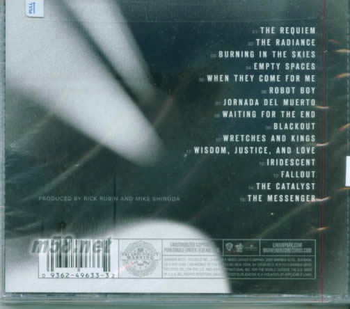 A Thousand Suns (美版)專輯背面圖片