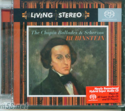 蕭邦:敘事曲&詼諧曲Chopin: Ballades Nos. 1-4 SACD特惠專輯正面圖片