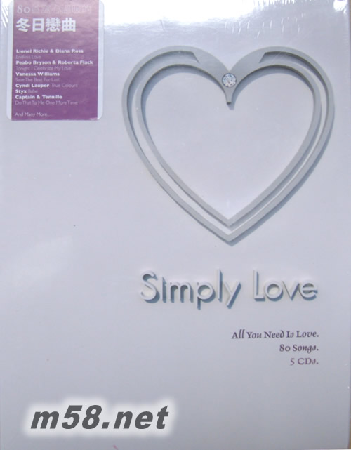 Simply love 冬日戀曲專輯正面圖片