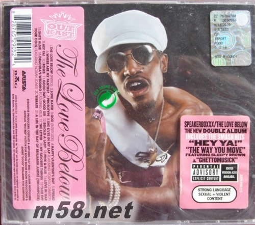 Speakerboxxx The Love Below專輯背面圖片