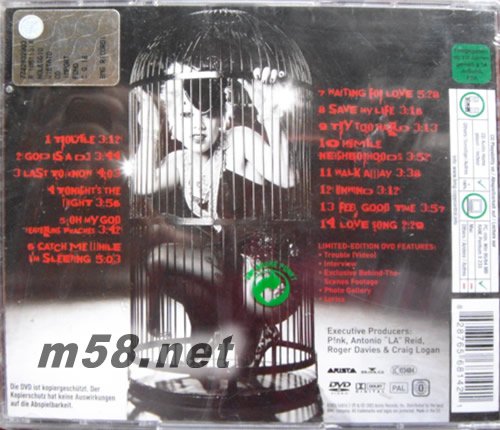 TRY THIS (紅粉佳人特別限量版)專輯背面圖片