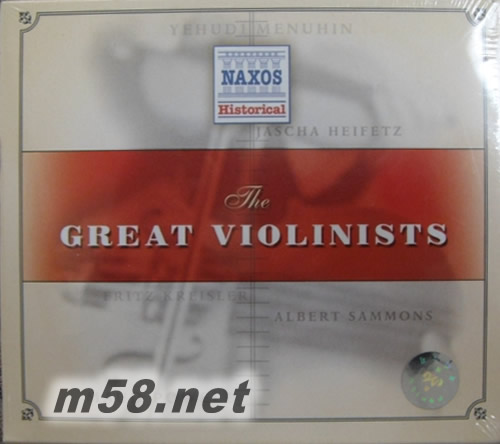 小提琴精選輯THE GREAT VIOLINISTS ALBERT SAMMONS專輯正面圖片