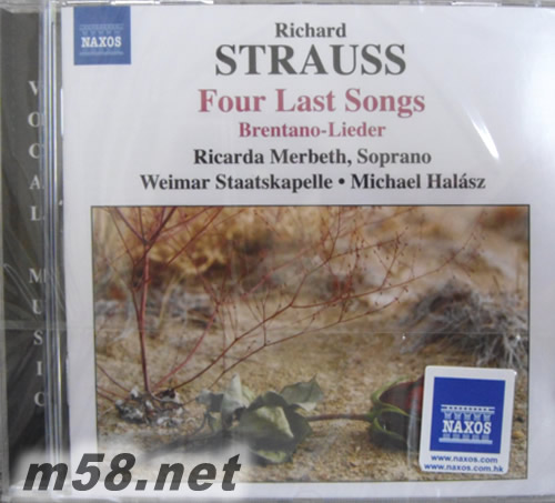 施特勞斯:四首終曲專輯正面圖片