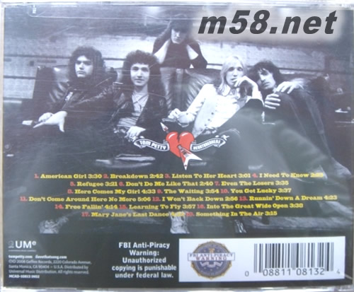 Greatest Hits專輯背面圖片