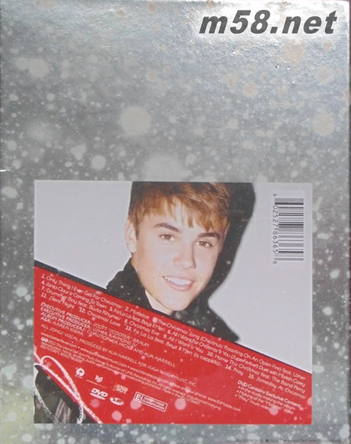 Under The Mistletoe小賈斯汀的圣誕禮盒(圣誕限量版)專輯背面圖片