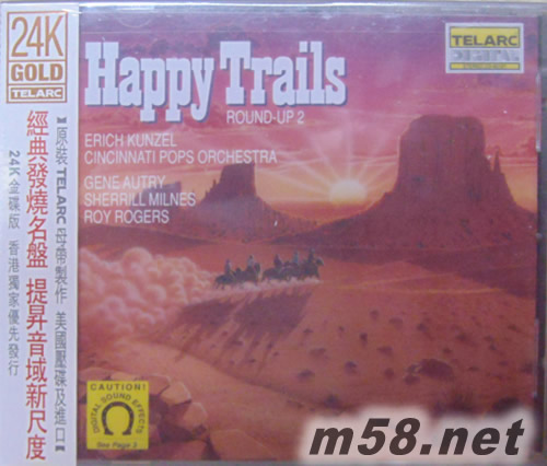 HAPPY TRAILS西部牛仔圍捕2(24K金限量版)專輯正面圖片