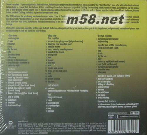 COMING UP呼之欲出 (2011豪華影音珍藏盤2CD+DVD)專輯背面圖片