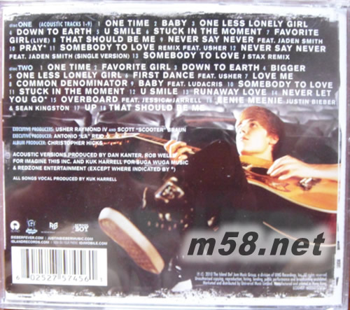 MY WORLDS THE COLLECTION(香港版)專輯背面圖片