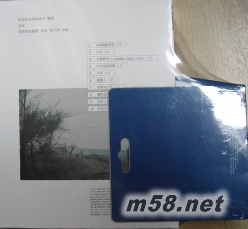 別再驚動(dòng)愛(ài)情 (臺(tái)灣預(yù)購(gòu)版)專(zhuān)輯背面圖片