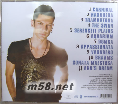 APPASSIONATA 熱情專輯背面圖片