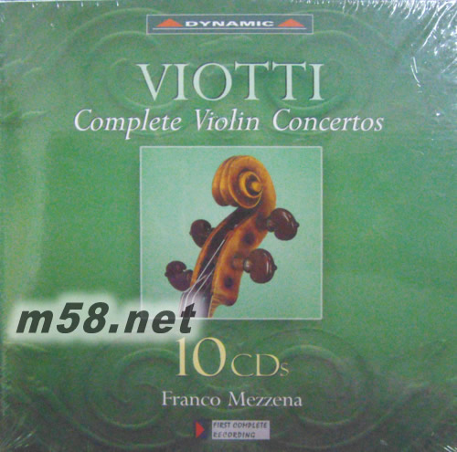 維歐提:小提琴協奏曲全集 Viotti:Complete Violin Concertos 10CD 綠色套裝專輯正面圖片