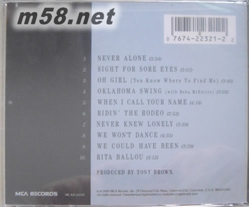 When I Call Your Name(美版)專輯背面圖片