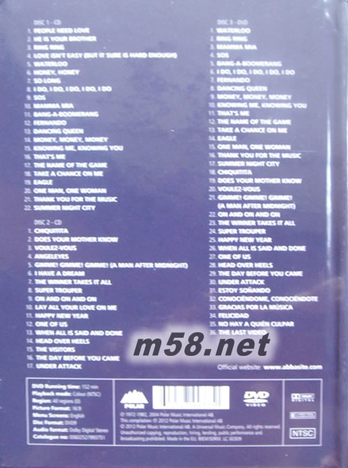 The Essential Collection創(chuàng)世紀(jì)精選 影音全集)專(zhuān)輯背面圖片