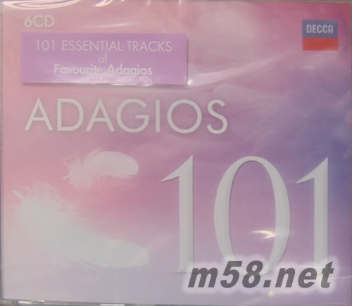 Adagios 101慢板名曲 101古典系列6CD套裝專輯正面圖片