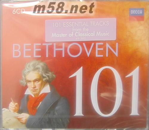 Beethoven 101貝多芬名曲 101古典系列6CD套裝專輯正面圖片