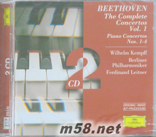 貝多芬:第一-四號鋼琴協(xié)奏曲 (原音再生:51)Beethoven:Piano Concertos No.1-4專輯正面圖片