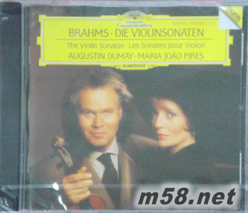 布拉姆斯:鋼琴與小提琴奏鳴曲Brahms:Die Violinsonaten Op.78 ``Regenlied-Sonatas`` Op.100專輯正面圖片