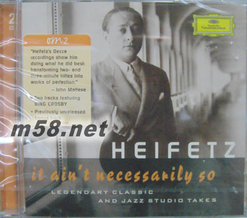 音樂會安可曲經典錄音(1944-946)It Ain`t Neccessarloy So(古典愛好者必備)專輯正面圖片