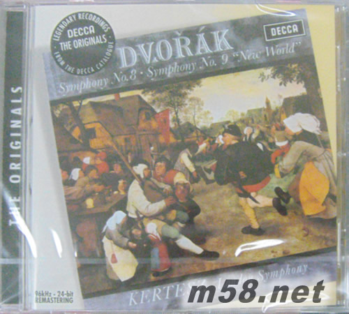 德弗札克:第8&9號交響曲Dvorak:Symphony No.8&9專輯正面圖片