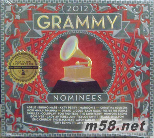 2012 Grammy Nominees 2012 葛蘭美專輯正面圖片