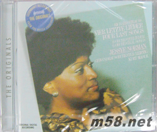 理察史特勞斯:最后四首歌&弦樂歌曲集Richard Strauss:Four Last Songs&6 Orchestra Songs專輯正面圖片