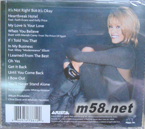 My Love Is Your Love專輯背面圖片