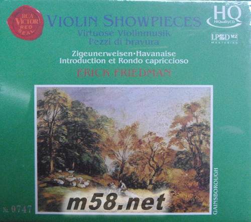 VIOLIN SHOWPIECES 超技小提琴 LPCDM2 HQCD專輯正面圖片