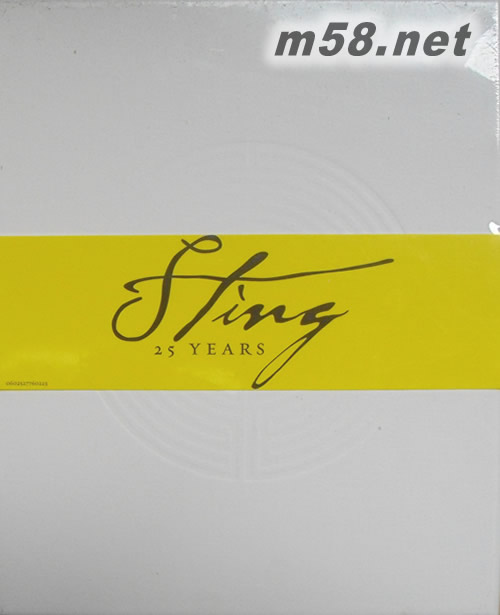 Sting 25 Years Boxset (白色封面限量版大套裝)專輯正面圖片