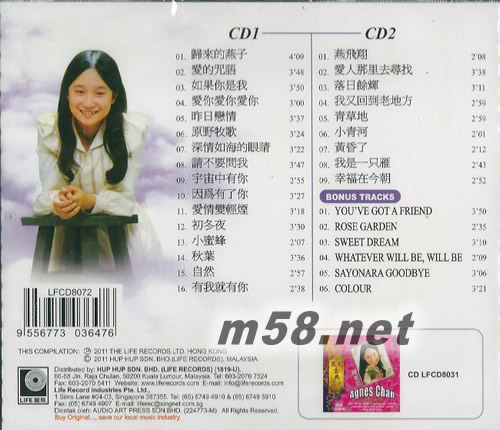 巨星珍藏系列 VOL.2專輯背面圖片