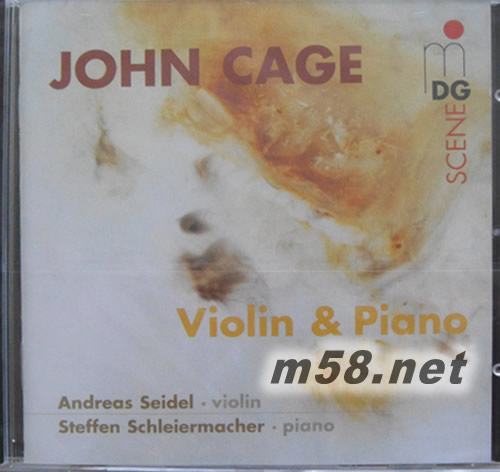 JOHN CAGE VIOLIN & PIANO 小提琴與鋼琴雙重奏專輯正面圖片