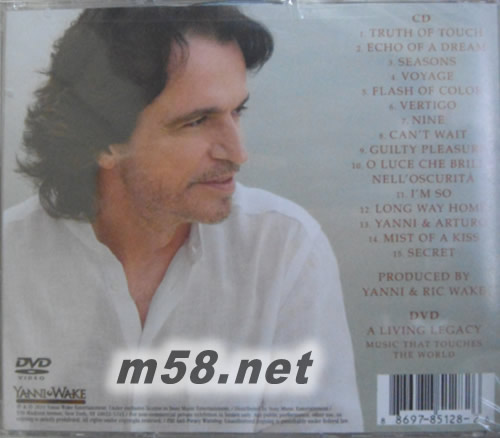 TRUTH OF TOUCH專輯背面圖片