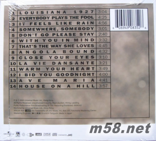 WARM YOUR HEART 溫暖你的心 XRCD專輯背面圖片