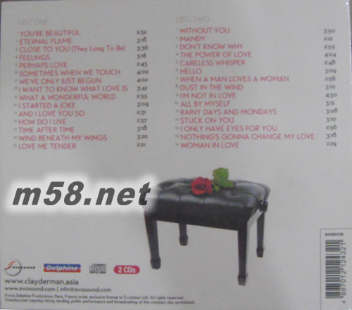 Our Love我們的愛-世紀情歌精選專輯背面圖片