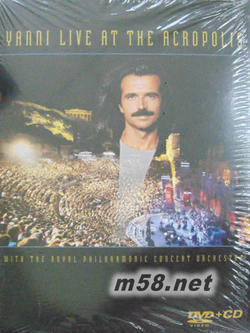 YANNI 雅尼LIVE AT THE ACROLIS雅典衛城演奏會DVD+CDDVD正面圖片