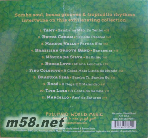 BRAZILIAN BEAT專輯背面圖片