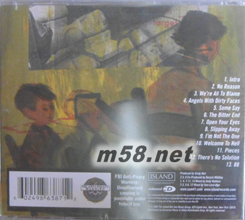 Chuck專輯背面圖片