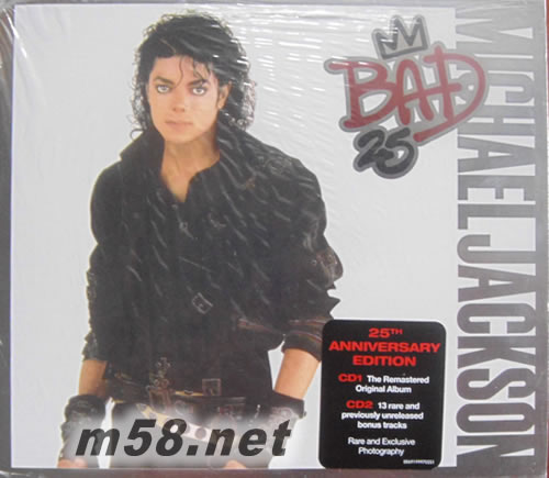 Bad 25th ANNIVERSARY EDITION(2CD版)專輯正面圖片