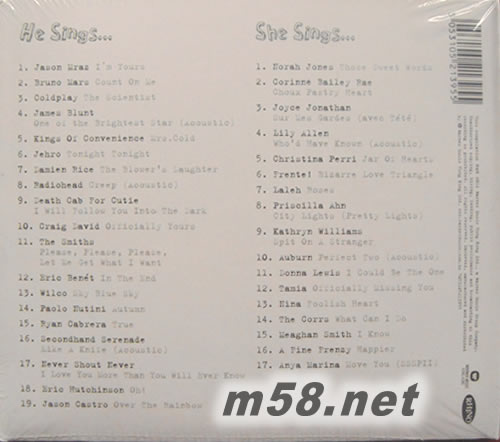 ACOUSTIC簡單情歌專輯背面圖片