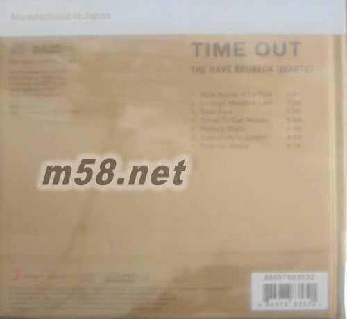 TIME OUT K2HD專輯背面圖片