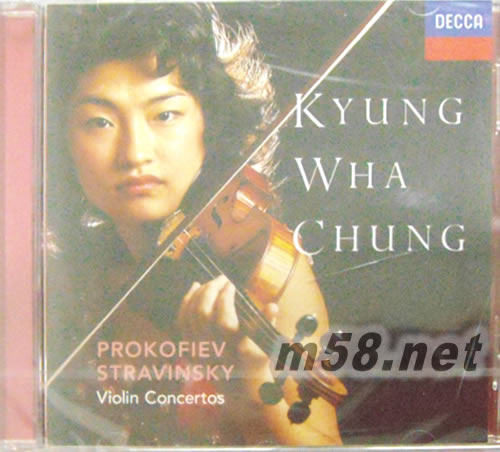 鄭京演奏 普羅克菲耶夫 小提琴協奏曲專輯正面圖片